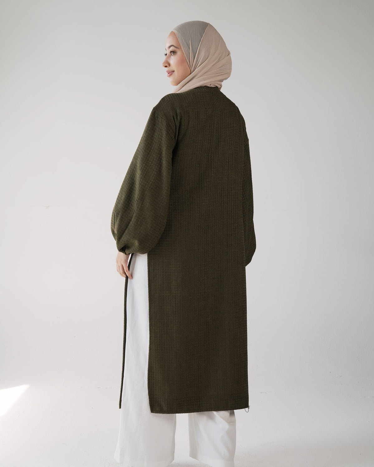 Tweed Bouclé Tunic Fwc500 Olive
