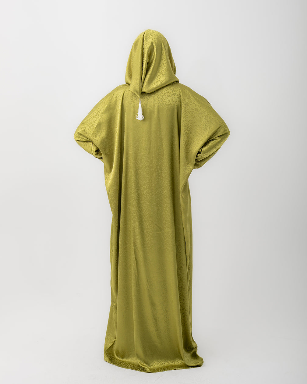 Moroccan Satin Prayer Wear Kiwi