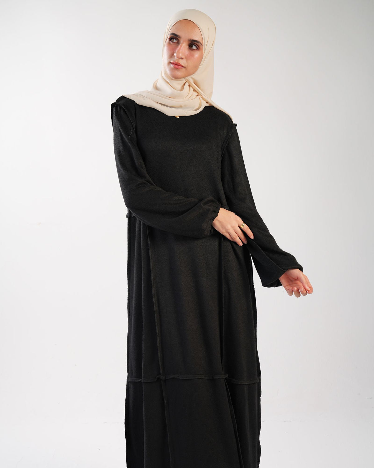 Elara knit Black Dress Fwc703