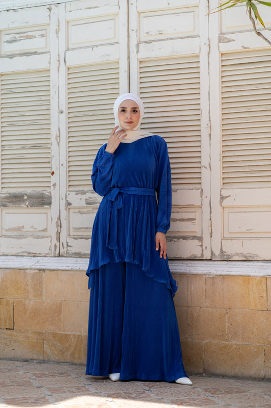 Pleated Satin Set Code 1095