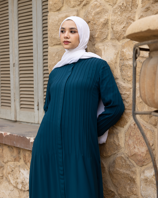 Crepe abaya code 811 Teal