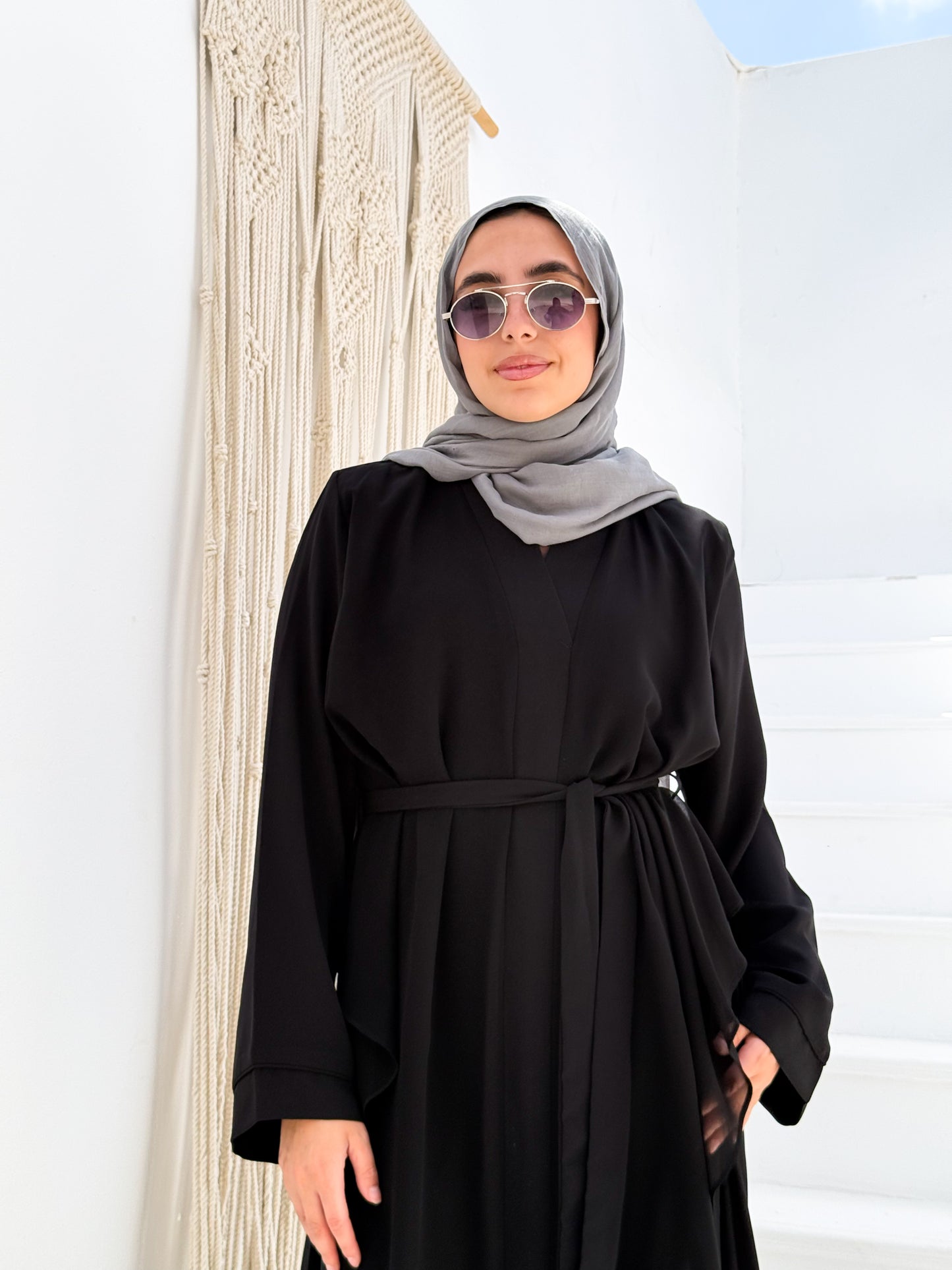 Drapped Front Abaya C32