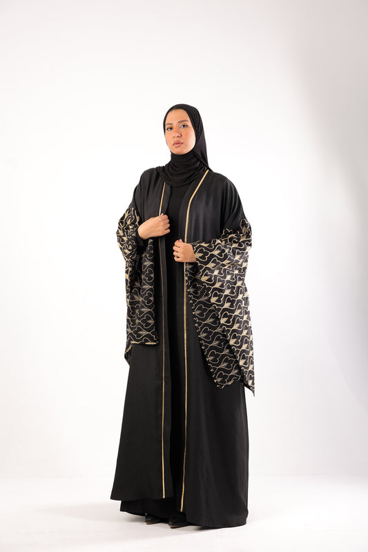 kaftan made of imported linen with elegant embroidery ✨
Code 505 Black