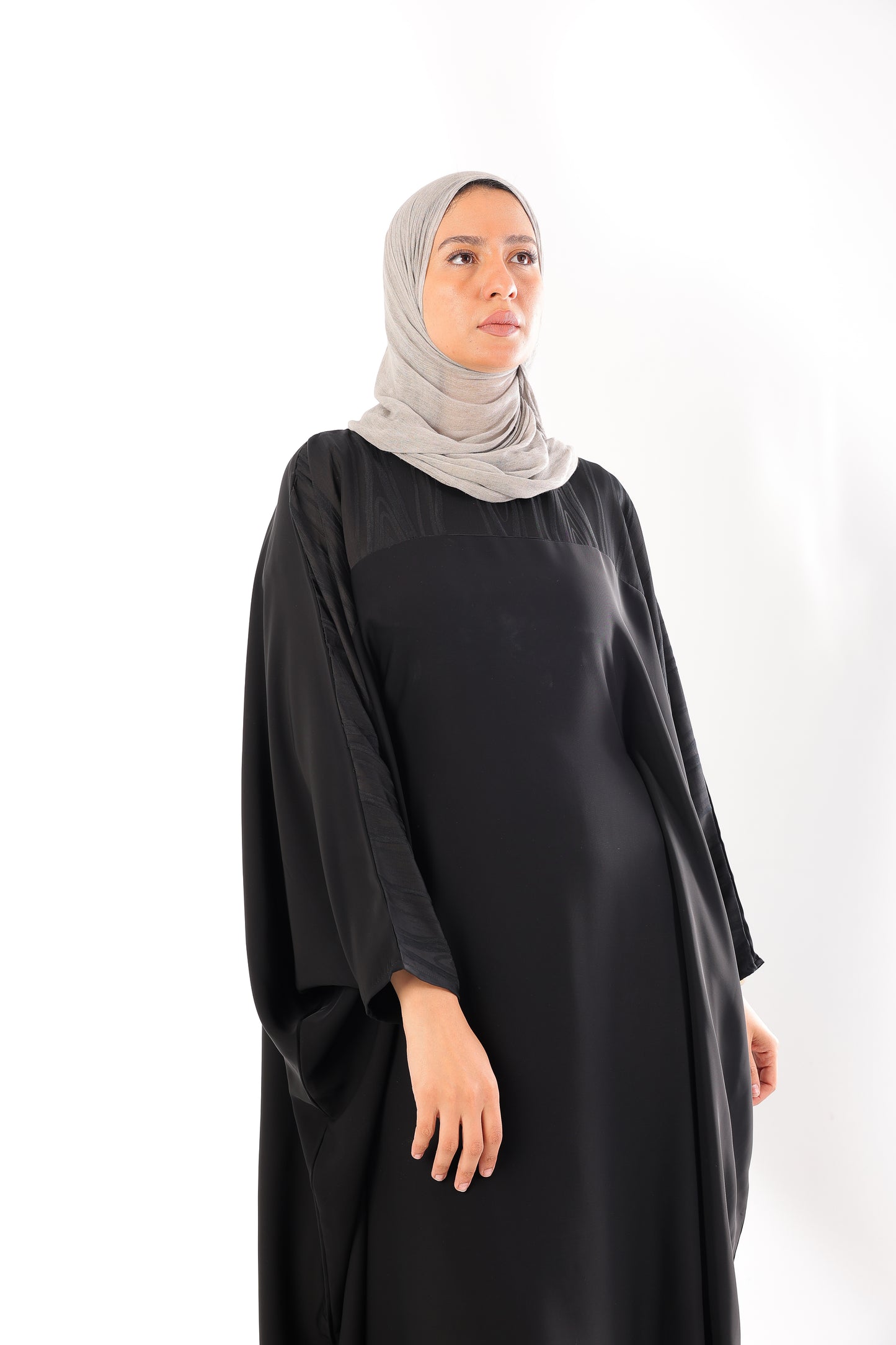 Free Size Silk Abaya. Code 51B
