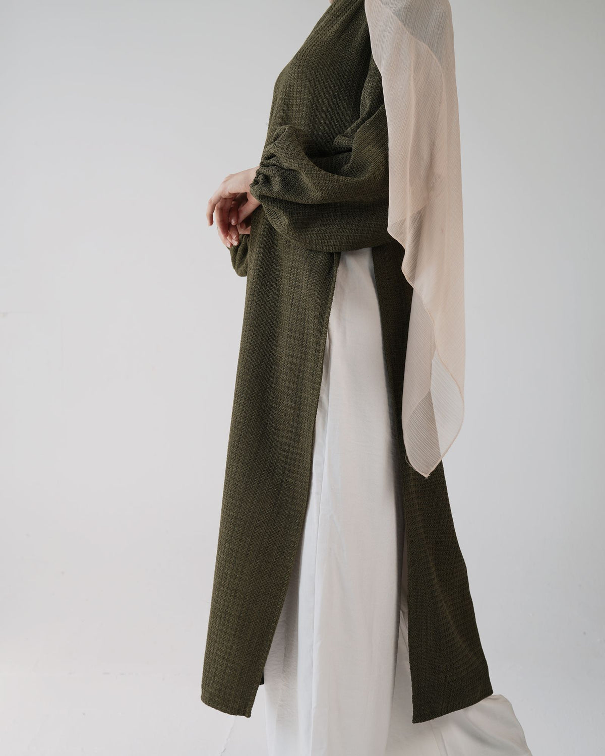 Tweed Bouclé Tunic Fwc500 Olive
